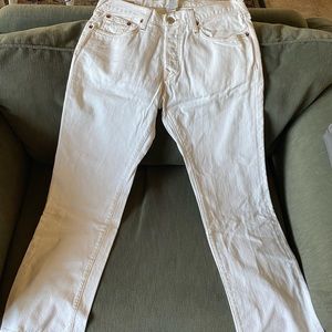 True Religion white jeans